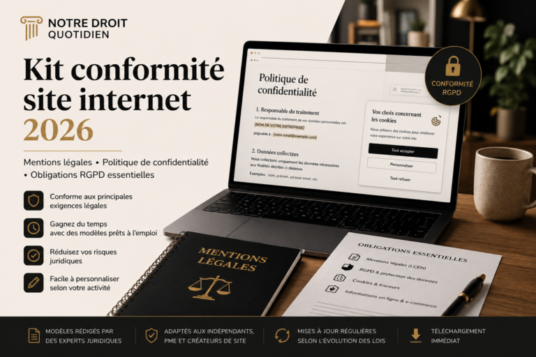 un oridinateur affichant des éléments de RGPD